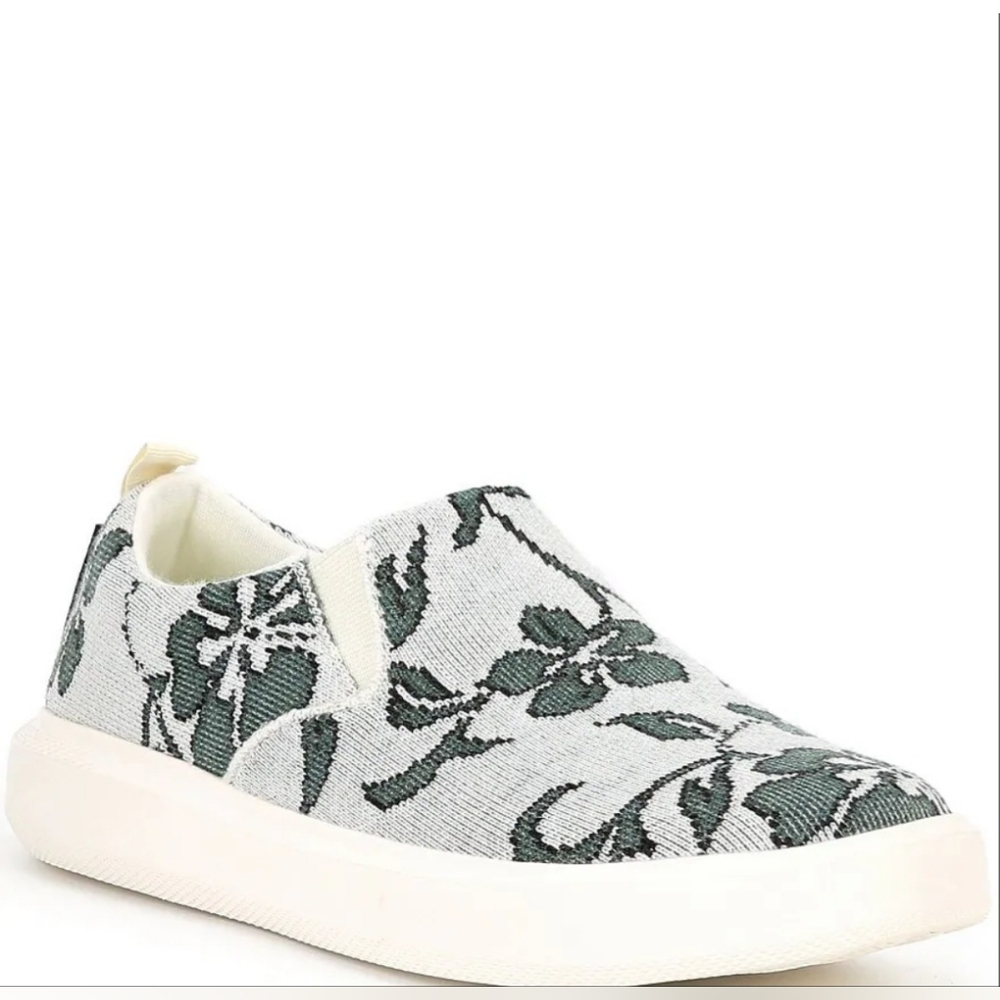 Woolloomooloo Byron Floral Wool Slip-On Sneakers